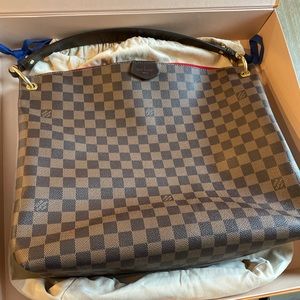 LV Graceful MM in Damier Ebene
